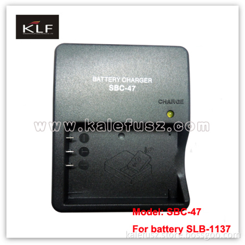 Digital Battery Charger SBC-47 For Samsung Camera Battery SLB-1137